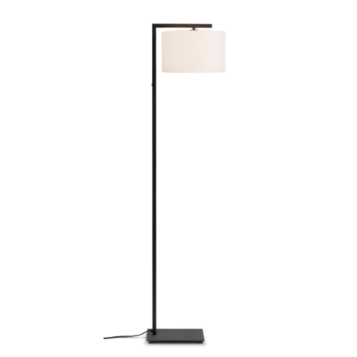 It's About Romi Vloerlamp ijzer/zwart Boston h.160cm/kap 32x20cm, wit